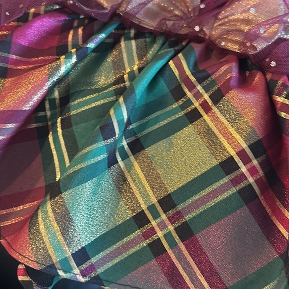 Bonnie Jean burgundy velvet Christmas Dress - size 4 - Picture 5 of 6